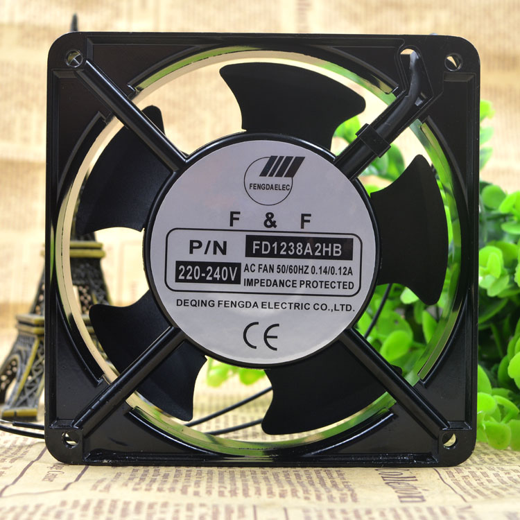 New original FD1238A2HB fan 2V ball oil 12CM 138 0.14A cooling fan