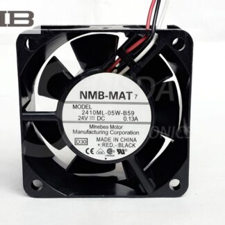 NMB 2410ML-05W-B59 DC 24V 0.13A 6025 60x60x25mm 6cm 60mm server inverter axial cooler blower cooling fans