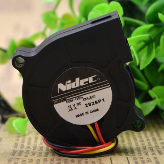 Original Nidec D05F-12BH 12V 0.25A three line centrifugal turbo fan