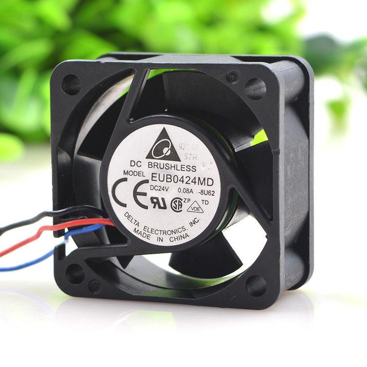 Delta EUB0424MD 4020 4cm 40x40x20mm DC 24V 0.08A Two Ball Bearing Inverter Cooling Fan