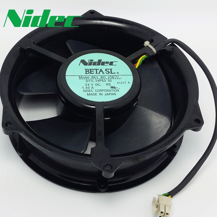 nidec Free Shipping New BKV 301 216/77 D17L-24PS3 02 170 * 170 * 50mm 17cm 170mm DC 24V 1.40A cooling fan