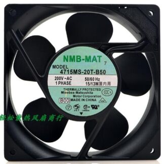 Original NMB 138 2V 50/60Hz 138 4715MS-T-B50 aluminum shell fan