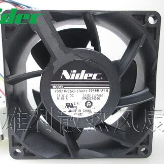 Nidec 8cm V80E14MS2A3-57A611 8038 13.6V 0.16A 4wire Cooling Fan V80E14MS2A3-57