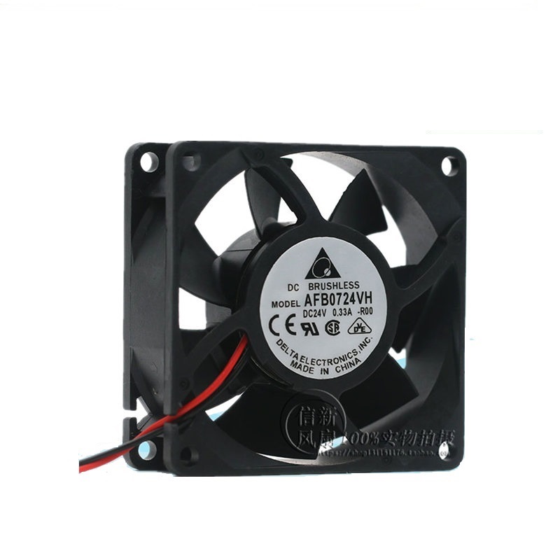 New AFB0724VH 7025 24V 0.33A 7CM inverter dual ball cooling fan