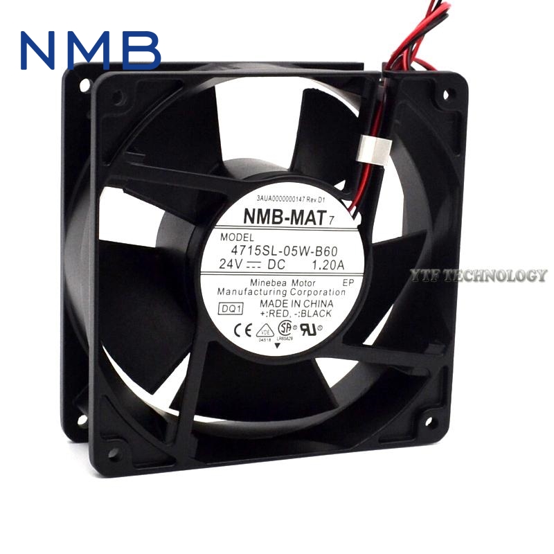 Original NMB 06025SS-12N-AT 6025 12V 0.24A 6cm dual ball cooling fan 23.3CFM 4700RPM