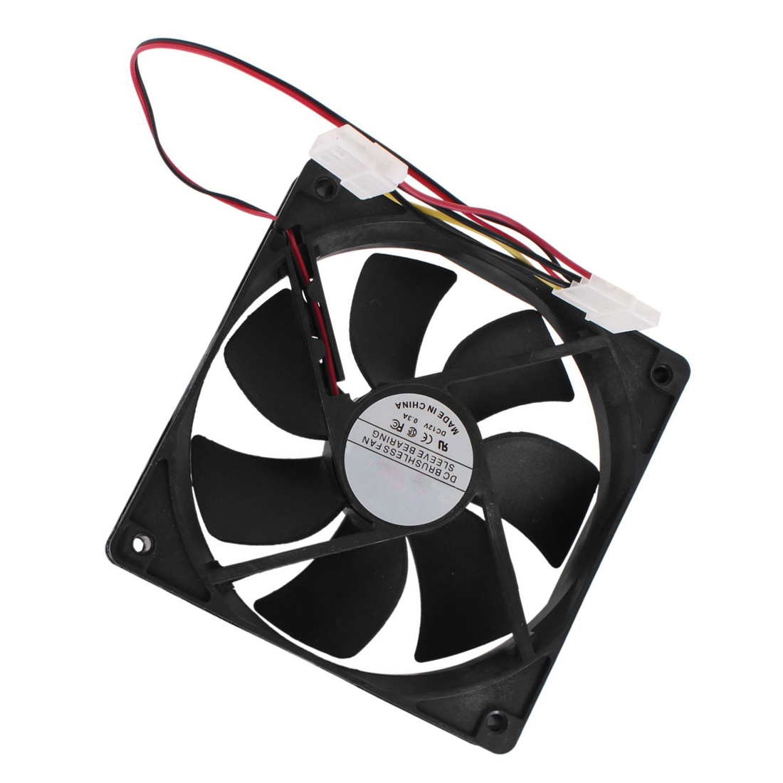 Computer Cooler Case 12V 12CM 1MM PC CPU Cooling Cooler Fan 0418 drop shipping