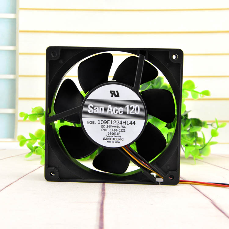 New original 109E1224H144 24V 0.25A 12cm 12038 server inverter cooling fan