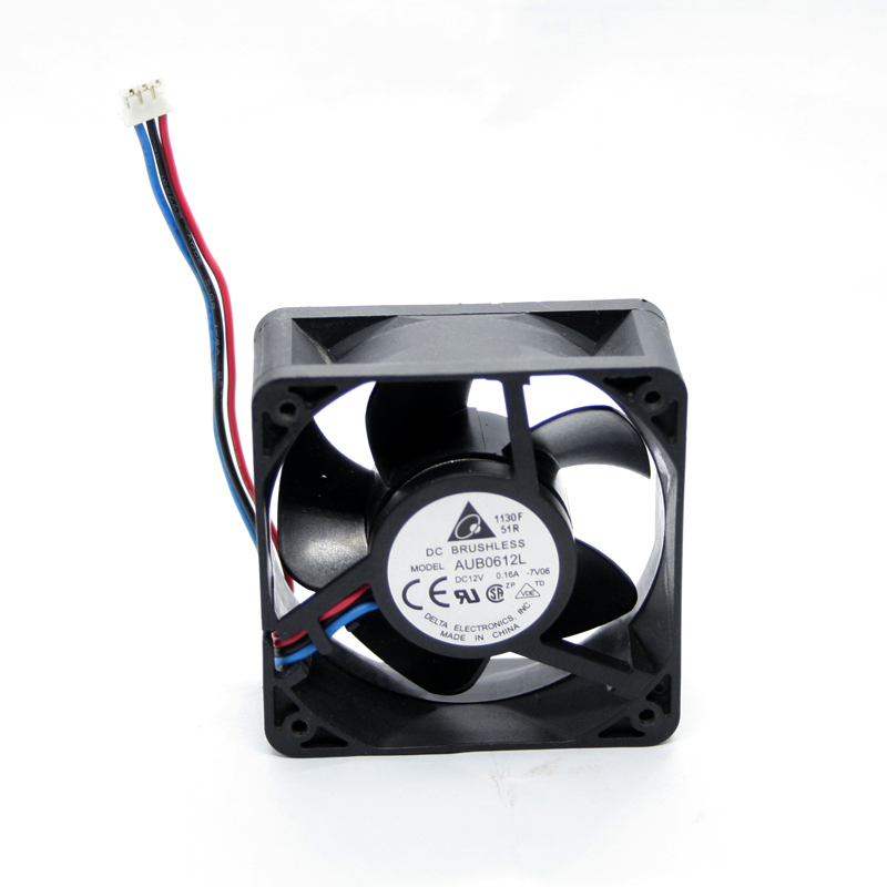 Wholesale: original delta 6025 AUB0612L DC12V 0.16A 6CM3 line mute cooling fan