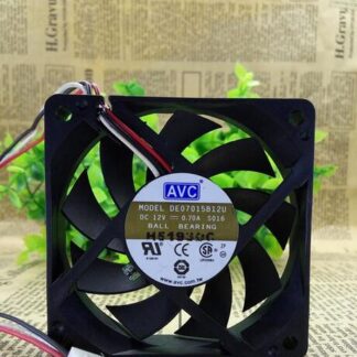 Wholesale: AVC DE07015B12U DC 12V 0.7A 3-wires 7015 7CM Double ball large air volume speed cooling fan