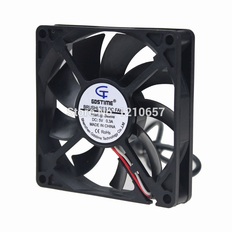2Pcs 4010 12V 2Pin 4CM Cooler Fan 40x40x10mm Mini DC Brushless Cooling Fan Computer Case Chassis Graphics Card CPU Ventilador