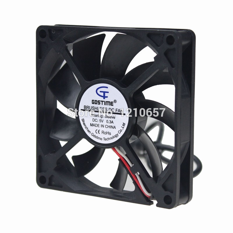 10PCS LOT Gdstime 8015S 80mm 80x80x15mm 8cm DC 5V USB Cooler Cooling Fan