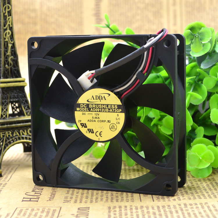 FOR ADDA AD0812XB-A73GP 80*80*25mm 3pin 12V 0.55A cooling fan 4000RPM