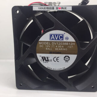 Original AVC DV12038B12H 12038 120mm 12cm 12V 4.5A Dual Ball Bearing high speed server inverter axial cooling fan