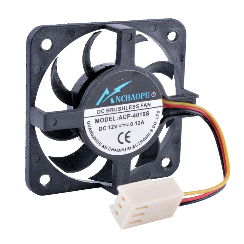 5 pcs/lot Gdstime Two Balls Bearing Fan 3cm 30mm x 10mm 12V 2 Pin 2.0 Mini DC Brushless Cooling Radiator Cooler 30x30mm