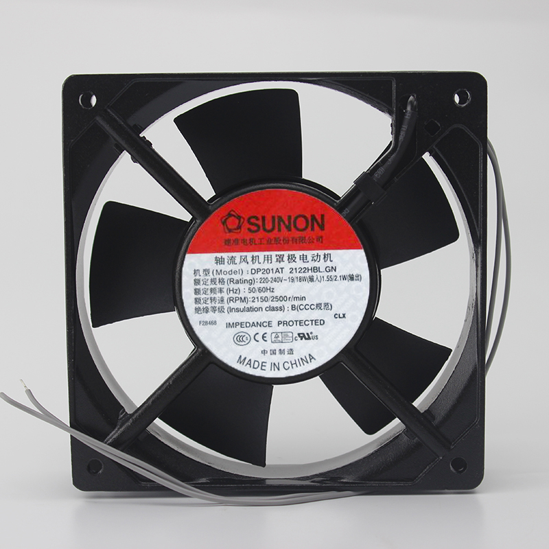 SUNON KDE1212PTB1-6A DC 12V 5.4W 125 12CM 3-wire Dual Ball Cooling Cooling Fan