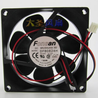 Original Delta FONSAN DFB0824H 8025 24V 0.12A Inverter cooling fan