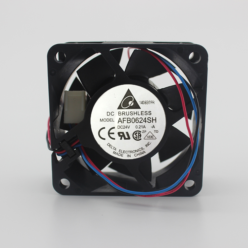 AFB0624SH 6025 24V 0.21A 6CM 2-wire inverter large air volume cooling fan