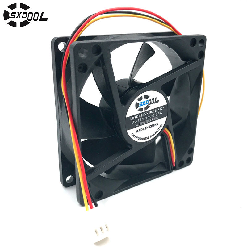 SXDOOL cooling fan 50mm 5020 24V 0.13A SD5020S24M 50*50*20 mm 50X50X20 mm 50mm 5cm 2wire 2-Pin server inverter