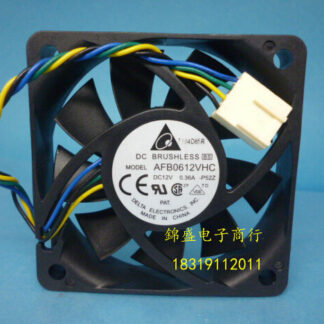 Wholesale: DELTA 60*60*13 12V 0.36A AFB0612VHC 4 line PWM intelligent temperature control CPU fan