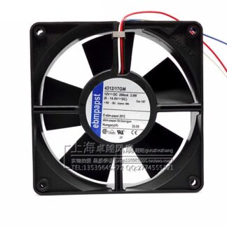 Free Delivery.New original 12V 1.2W 0.1A 4312L 132 12cm cooling fan