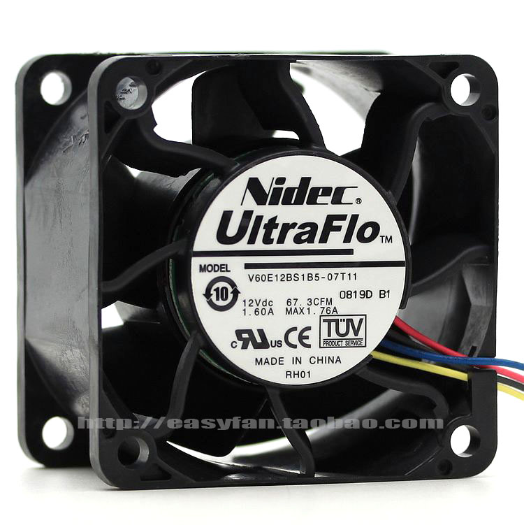 NEW NIDEC 6038 12V 1.60A V60E12BS1B5-07T11 FOR DELL C2100 cooling fan