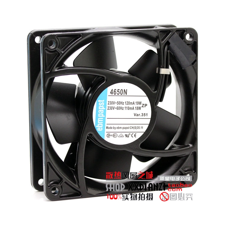 Free Delivery.All metal TYP-4650N 12038 220V double ball AC cooling fan