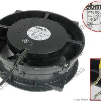ebm-papst W1G180-AB31-10 Server Round Fan DC 24V 4.3A 0x0x70mm 4-wire