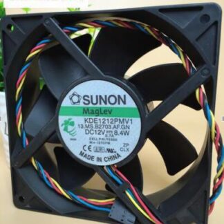 SUNON KDE1212PMV1 12CM 138 12V 8.4W 4-line Mute High Wind Temperature Control Case Cooling Fan