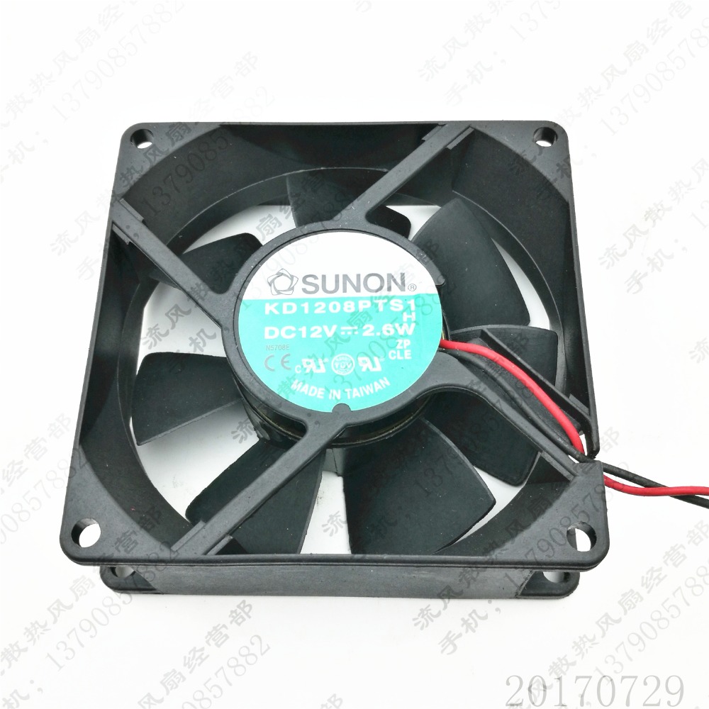 SUNON EF92251S1-Q04C-S9A Server Square Fan DC 12V 3.96W 90x90x25mm 4-wire