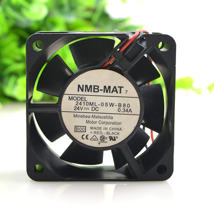 New original 2410ML-05W-B80 24V 0.34A 6CM 6025 inverter cooling fan