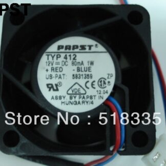 Papst typ412 412 40x40x20 mm 4020 12v 1w silent fan