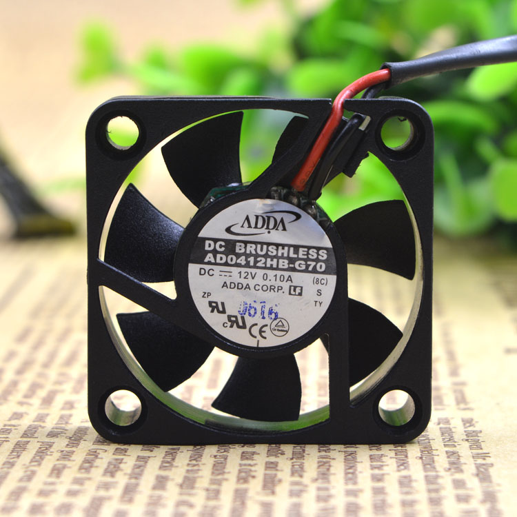 ADDA AD0412HB-G70 12V 0.10A 4CM 4010 Double ball bearing silence cooling fan