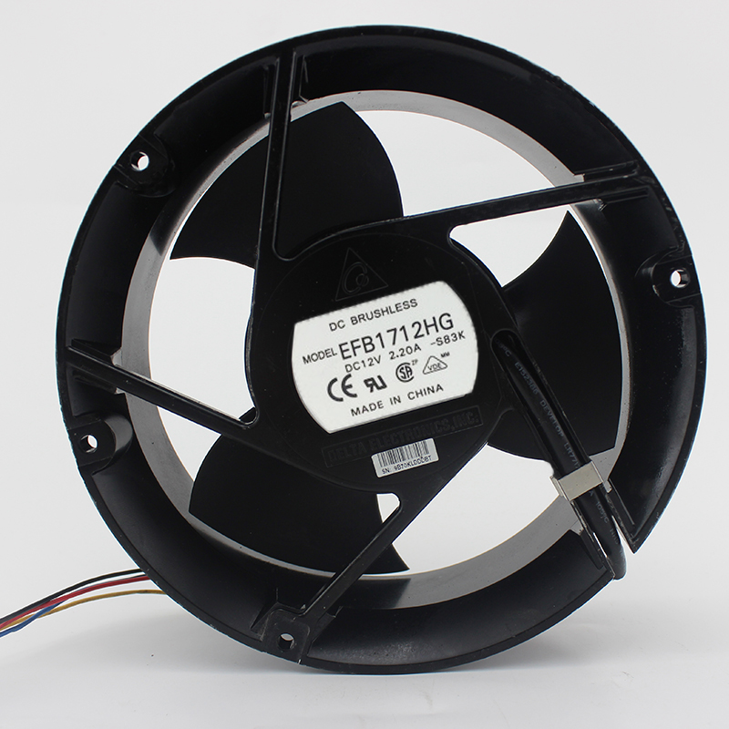 Delta EFB1524VHH DC24V 1.7A 172*150*51MM 17250 17cm high speed axial cooling fan