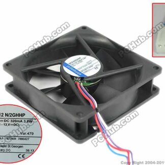 Original 4314 12032 24V 5W dual ball bearing fan drive 2-wire120*120*32mm