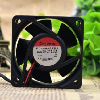 SUNON KD2406PTB1 6cm 6025 DC 24V 1.4W 60*60*25mm 2-wire inverter server Cooling fan