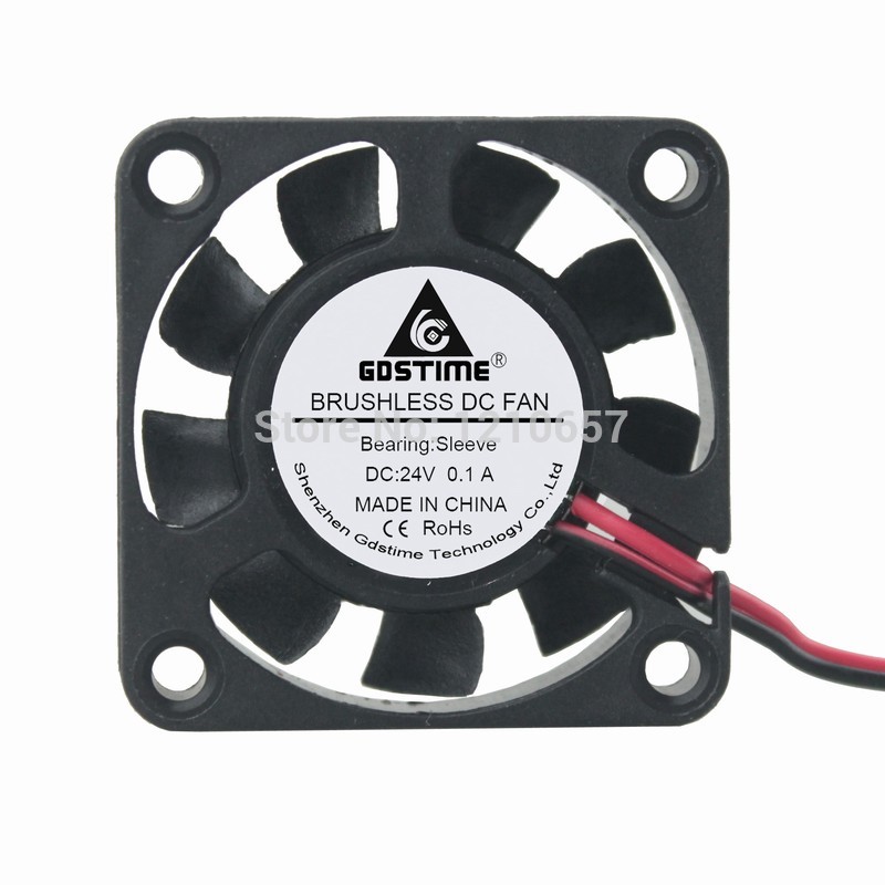 5 pcs/lot Gdstime Two Balls Bearing Fan 3cm 30mm x 10mm 12V 2 Pin 2.0 Mini DC Brushless Cooling Radiator Cooler 30x30mm