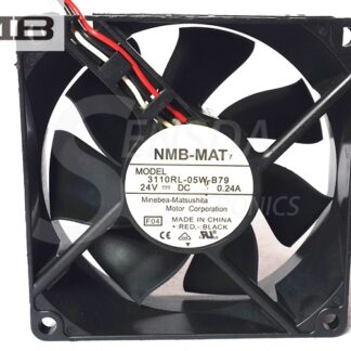 Original NMB 3110RL-05W-B79 24V 0.24A 3-wire cpu cooler heatsink axial Cooling Fans 8cm 8025 80x80x25mm 8cm