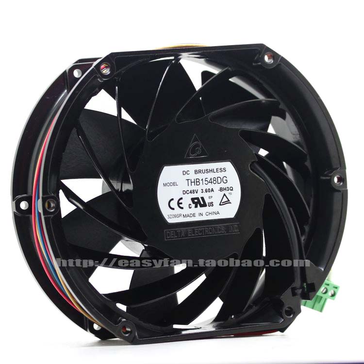 SSEA New cooling fan for Y.STECH FD488025MB-N 48V 0.06A 8025 8CM double ball bearing 80*80*25mm 3-pin