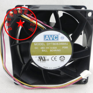 New Original AVC 8038 48v 0.63a DYTB0838B8U 4wire Cooling Fan