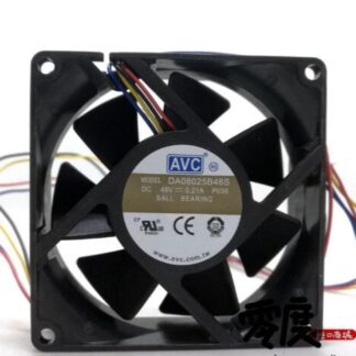 AVC 8cm 8025 48V 0.21A DA08025B48S four-wire switch server chassis fan