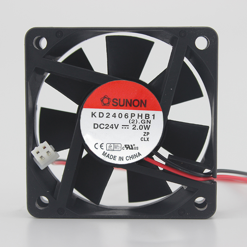 Original KD2406PHB1-2GN 6015 24V 2.0W 6CM inverter cooling fan