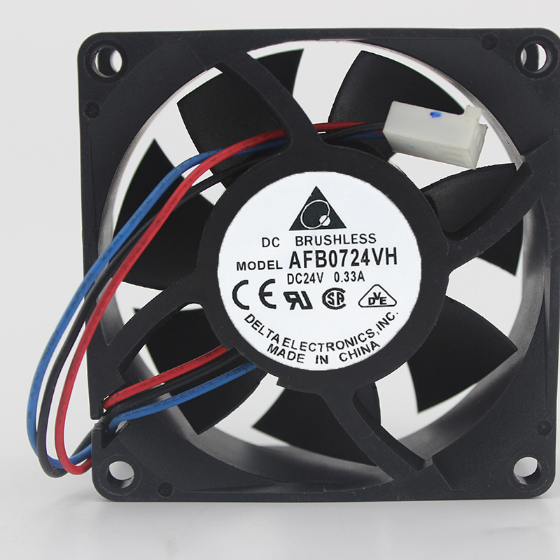 Original AFB0724VH 7025 24V 0.33A 7CM cm inverter double ball cooling fan