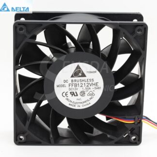 Delta 138 1mm 12cm FFB1212VHE DC 12V 1.5A 24W 4Wire,Violence Server industrial case Cooling Fans