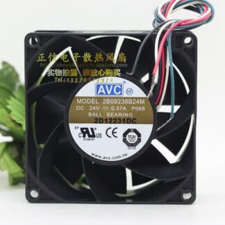 AVC 9CM 9238 DC 24V 0.57A 2B09238B24M P068 92*92*38mm 4-lines heatsink cooling fan