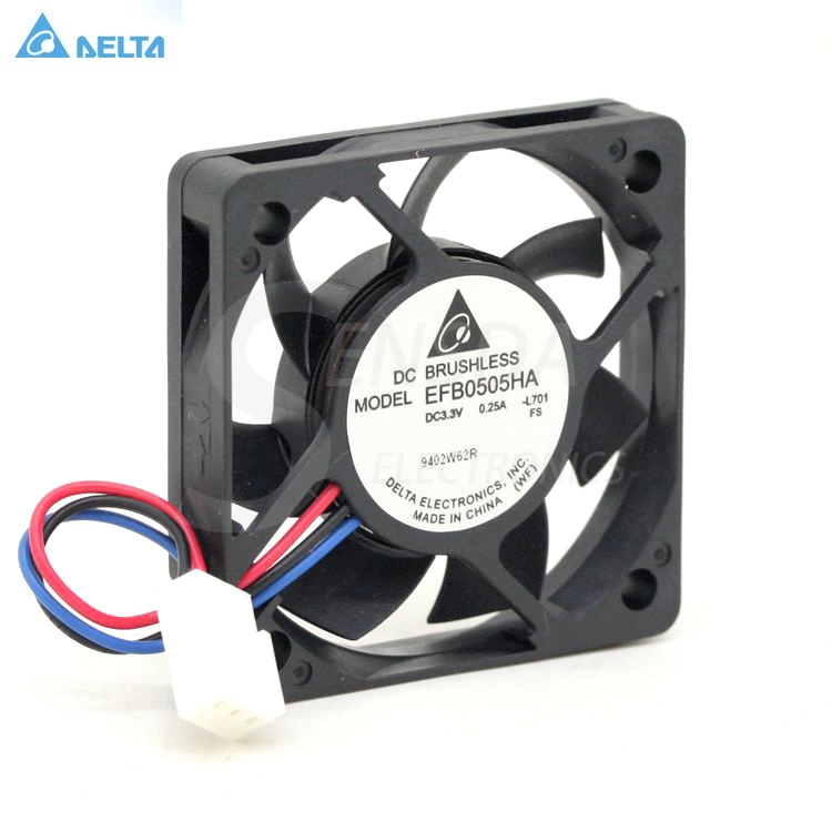 Wholesale DELTA EFB0505HA 5010 50mm 5cm DC 3.3V 0.25A speed server inverter axial cooling fan