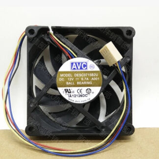 Wholesale: AVC 12V 70*70* DESC0715B2U 0.7A 4 wire temperature controlled ball large air CPU fan