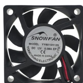 SNOWFAN 6cm 6015 12v 6015YY6015H12S 12V 0.08A Power supply fan