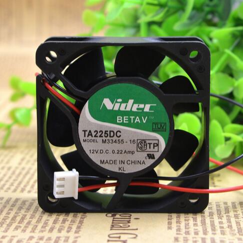 Free shipping original nidec TA450DC A34344-16 125 12V 0.30A durable radiator fan