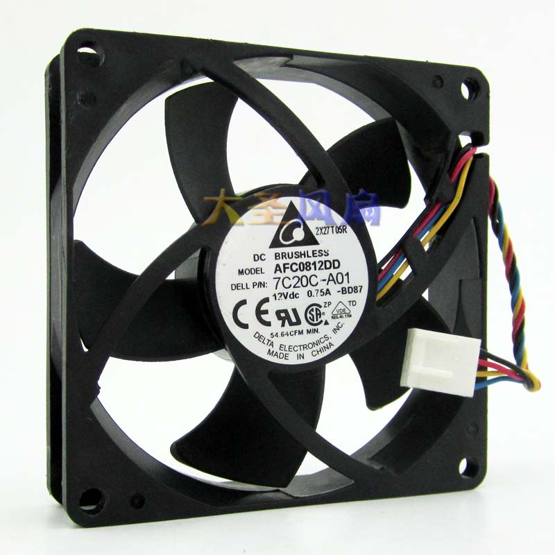 New original 109P0405F307 5V 0.28A 4028 4CM double ball bearing 3-wire cooling fan