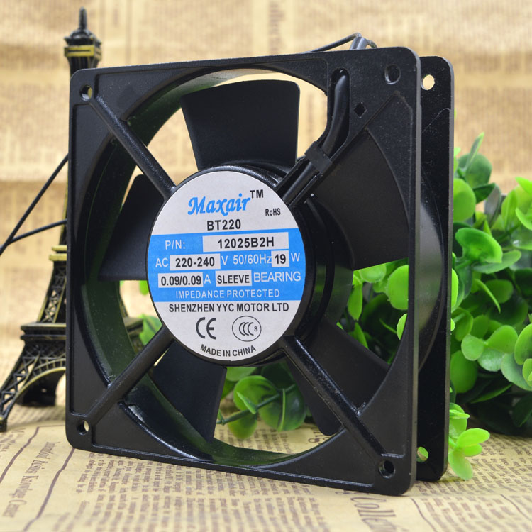 Free Delivery.BT2 P/N 125 b2h 2 ~ 240 v 19 w 125 double ball bearing cooling fans